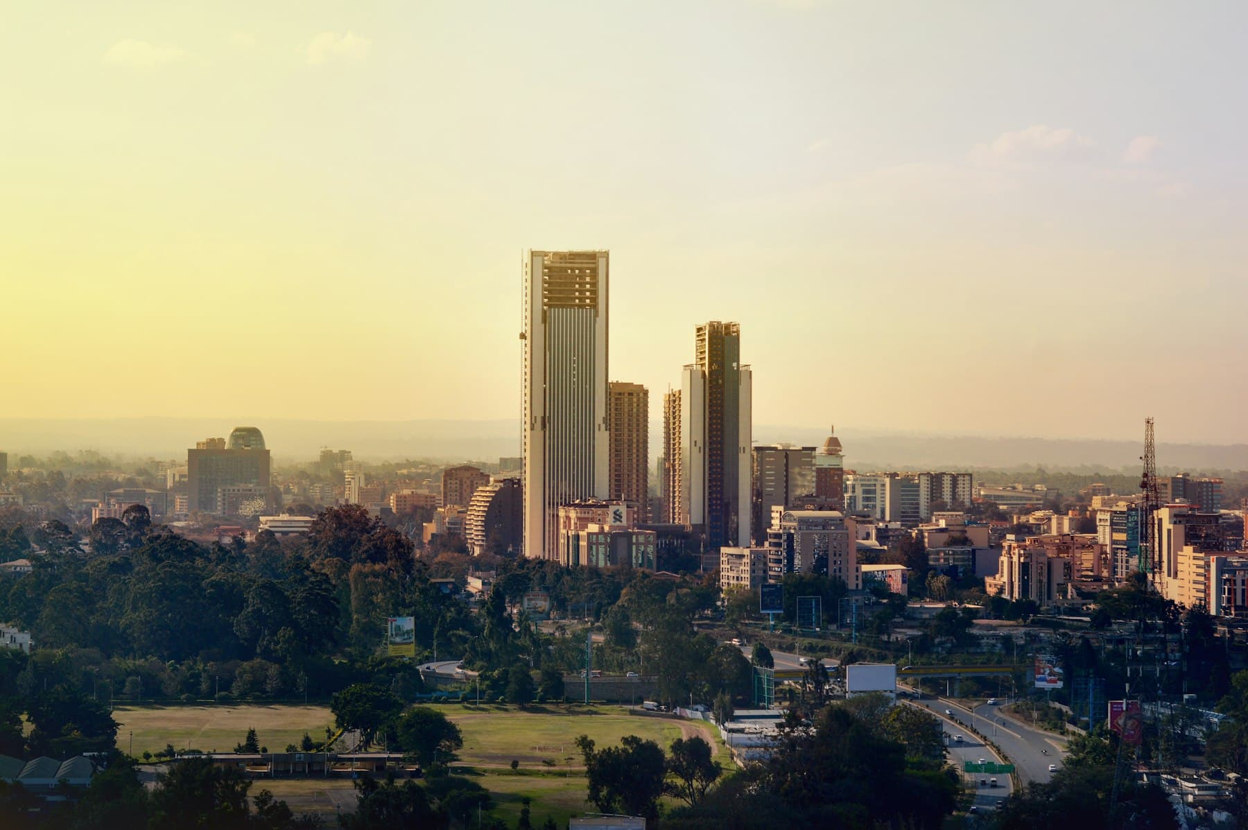 Nairobi skyline. Goldstay buy-side property sourcing in Kenya